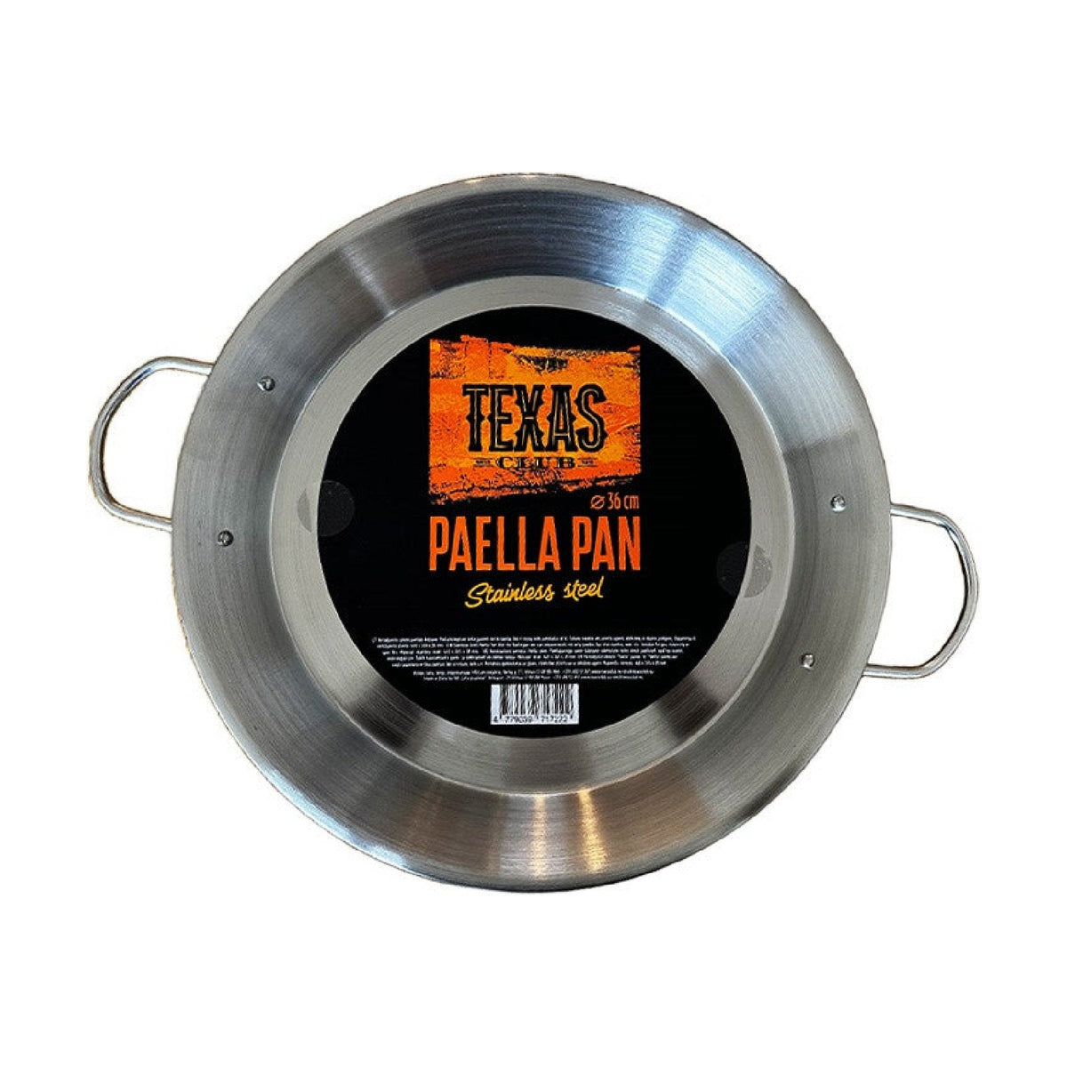 Bandeja para paella, acero inoxidable 36cm