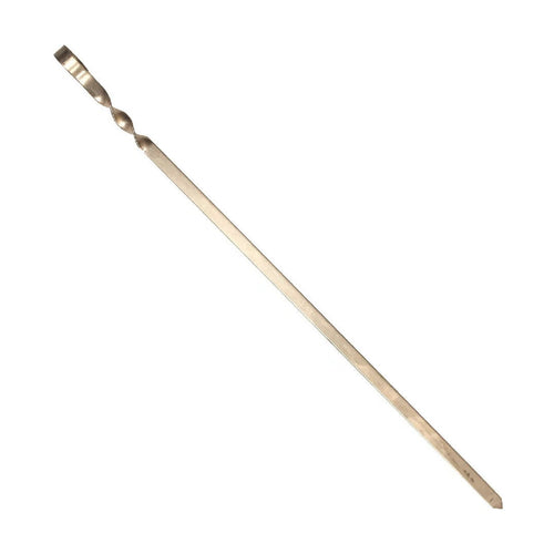 Brocheta ancha para kebabs y shashliks, 80 x 1,8 cm.