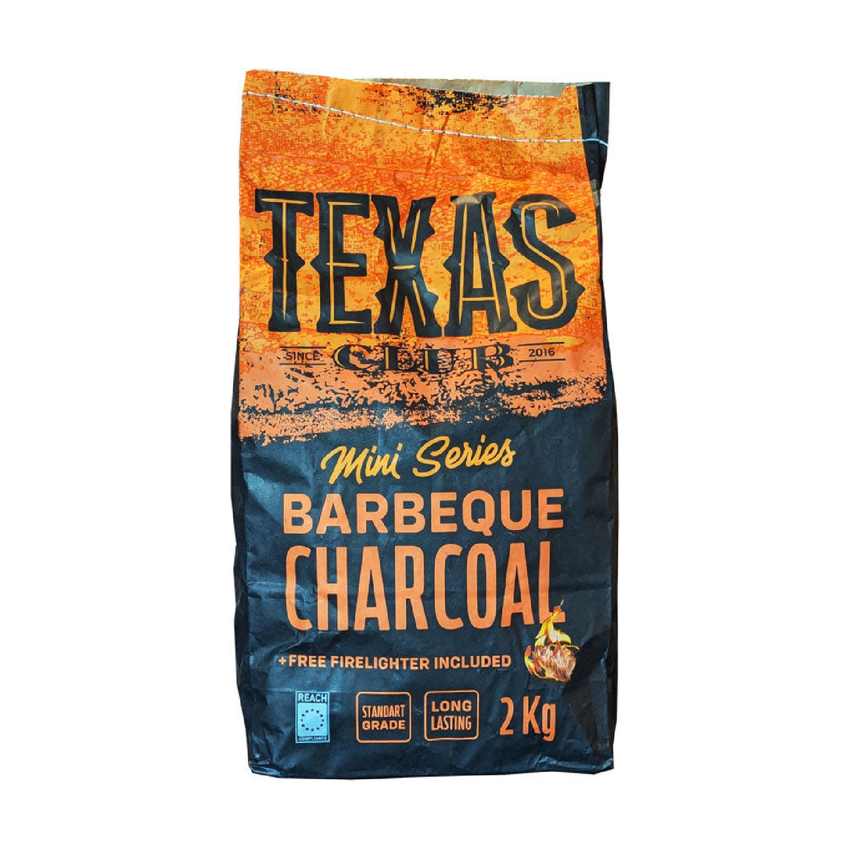 Carbón vegetal TExasClub, 2 kg