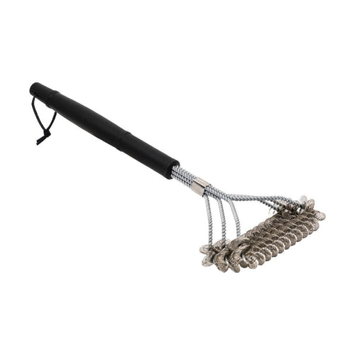 Cepillo de barbacoa de 3 cabezas en espiral