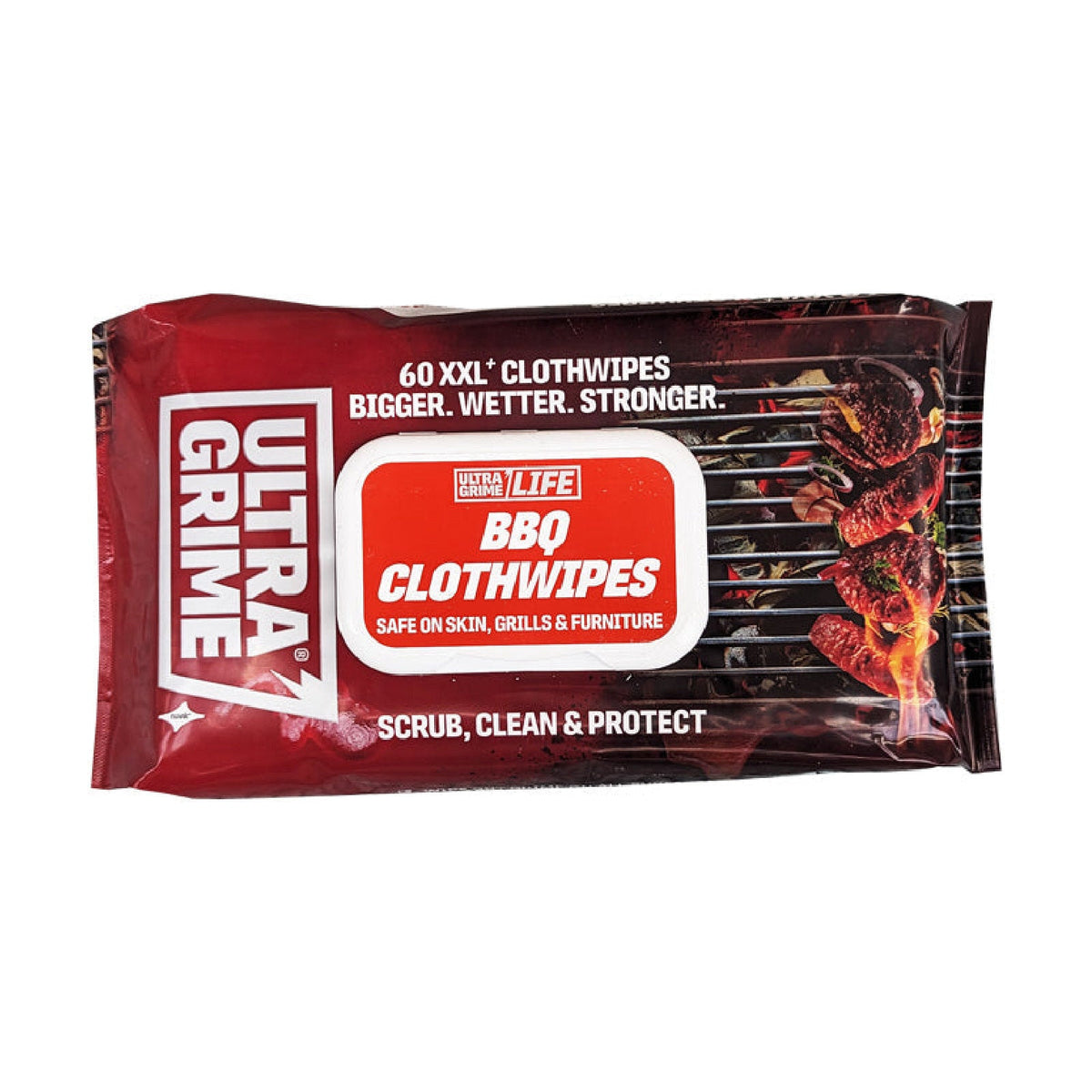ULTRAGRIME® LIFE: Toallitas de limpieza para barbacoa XXL, 60 uds.